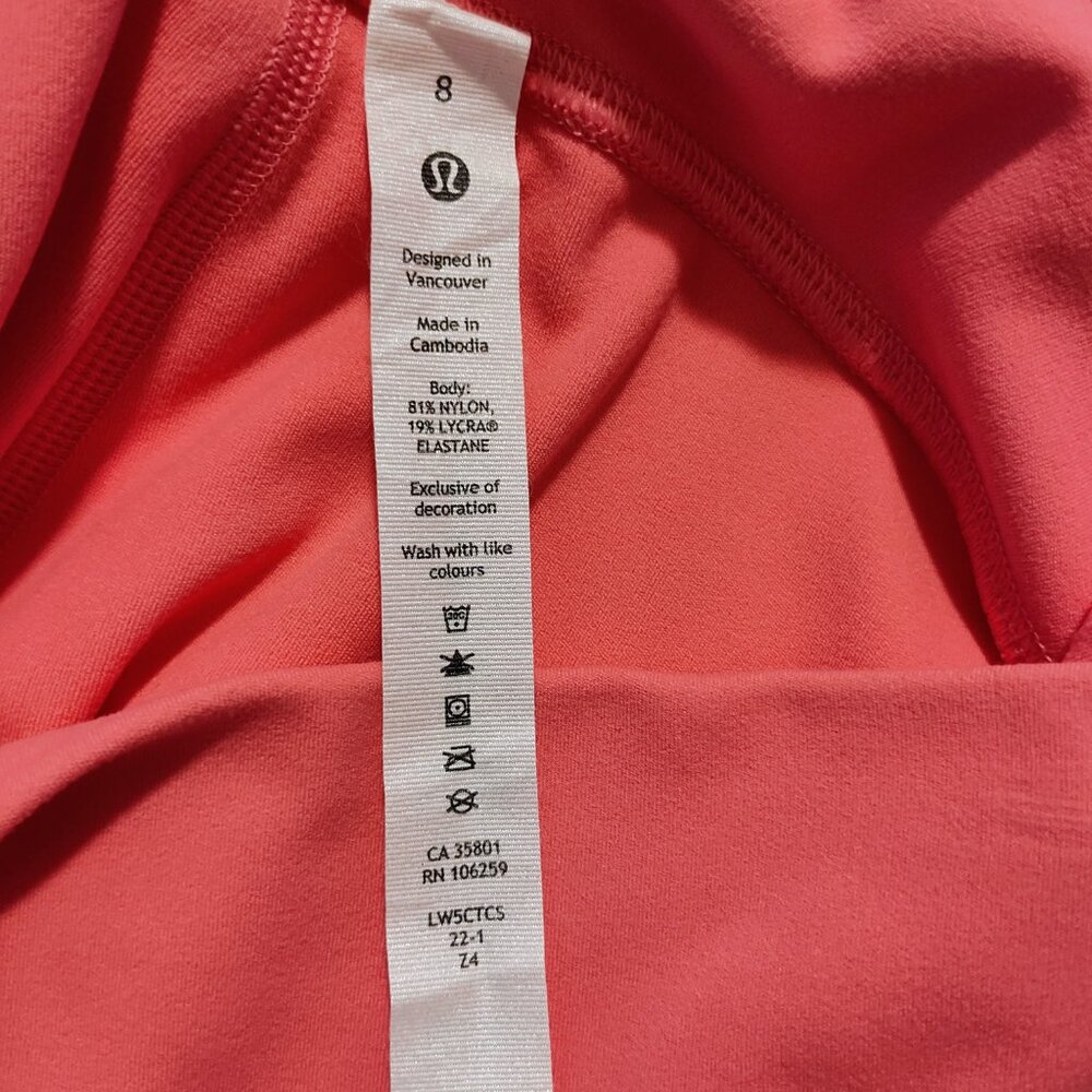 Lululemon Women's Size 8 Peach Align High-Rise‎ Leggings - Picture 4 of 8
